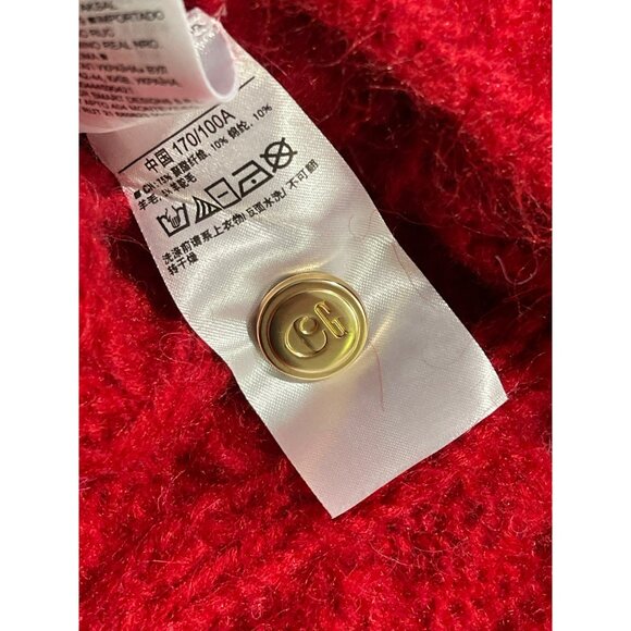 Cult Gaia X Gap Collab Cable Knit Crop Cardigan Size Large NWT - Picture 7 of 7